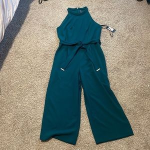 Beautiful emerald green jumpsuit | Tommy Hilfiger jumpsuit | Size 12 | NWT